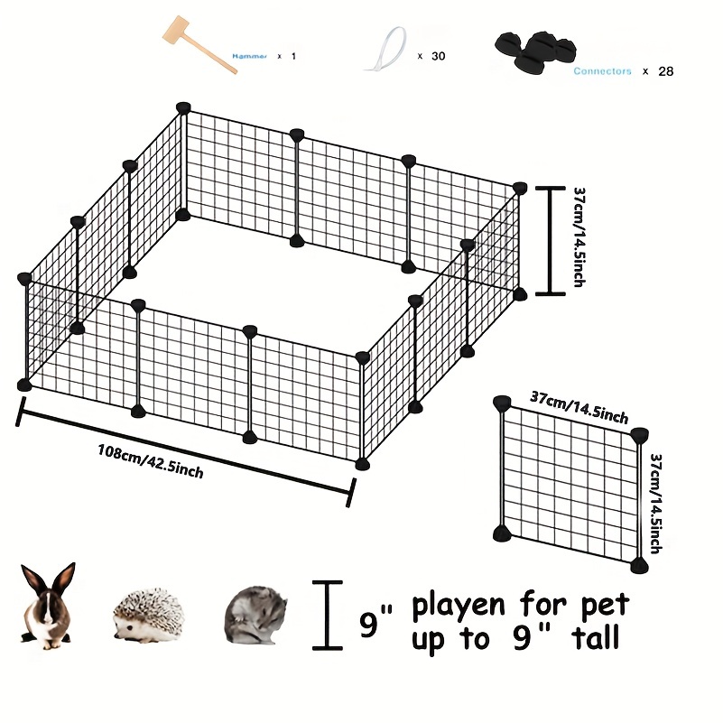 Pet Fence Buckles Shoe Rack Fence Buckle For Pet Cage Fence - Temu