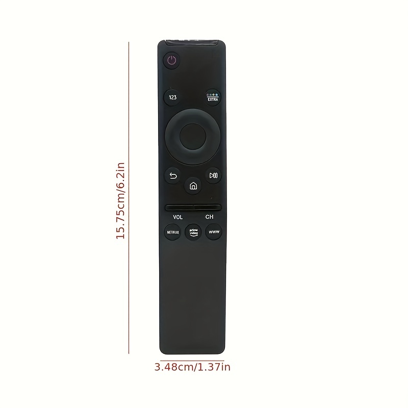 Replacement Remote Control for Samsung Smart-TV LCD LED UHD QLED TVs, with  Netflix, Prime Video Buttons