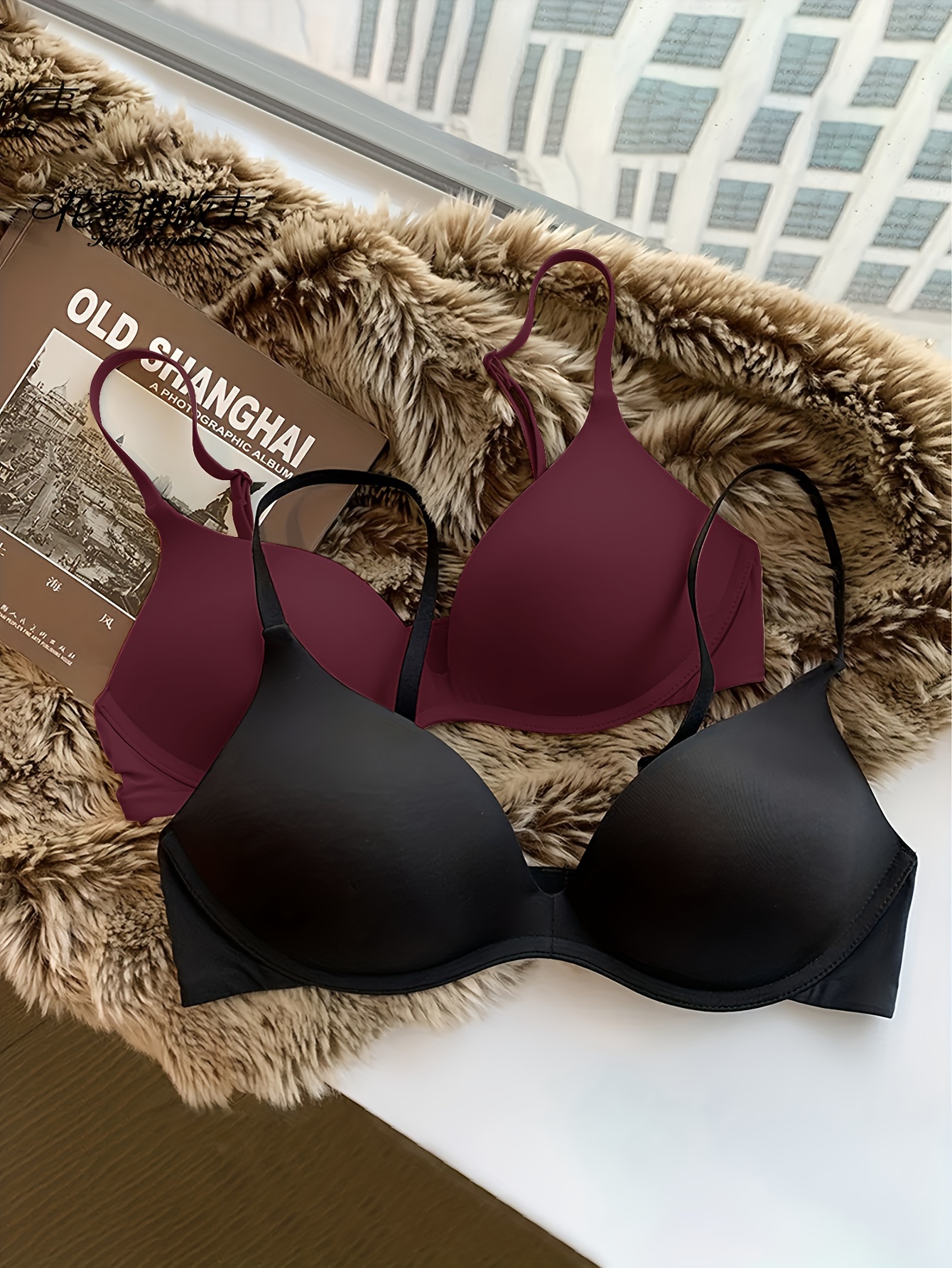 Girls Seamless Bras Solid Color Smooth Breathable Wireless - Temu