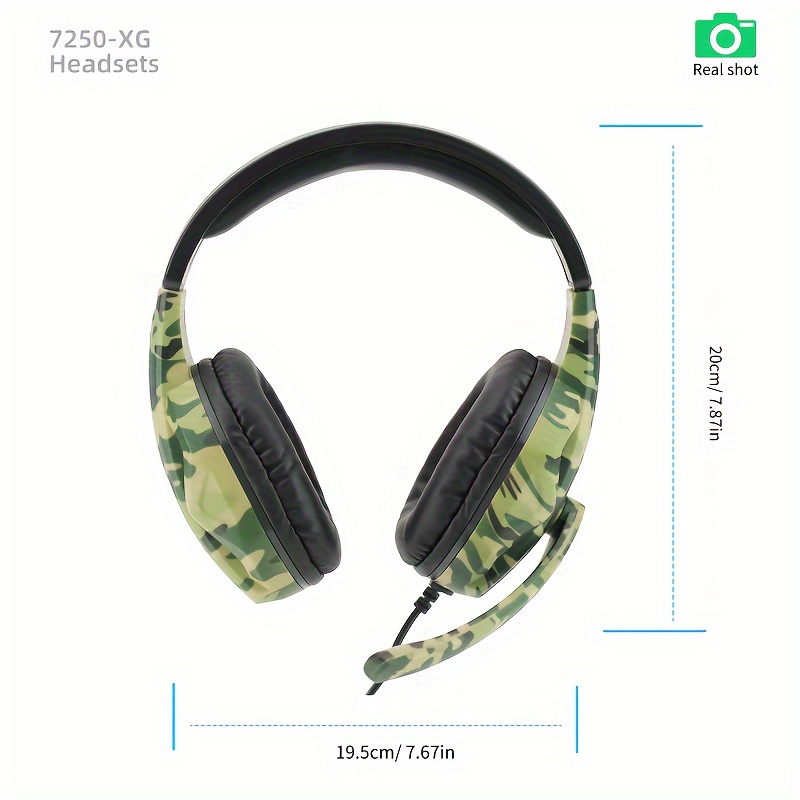 Green discount camo headset