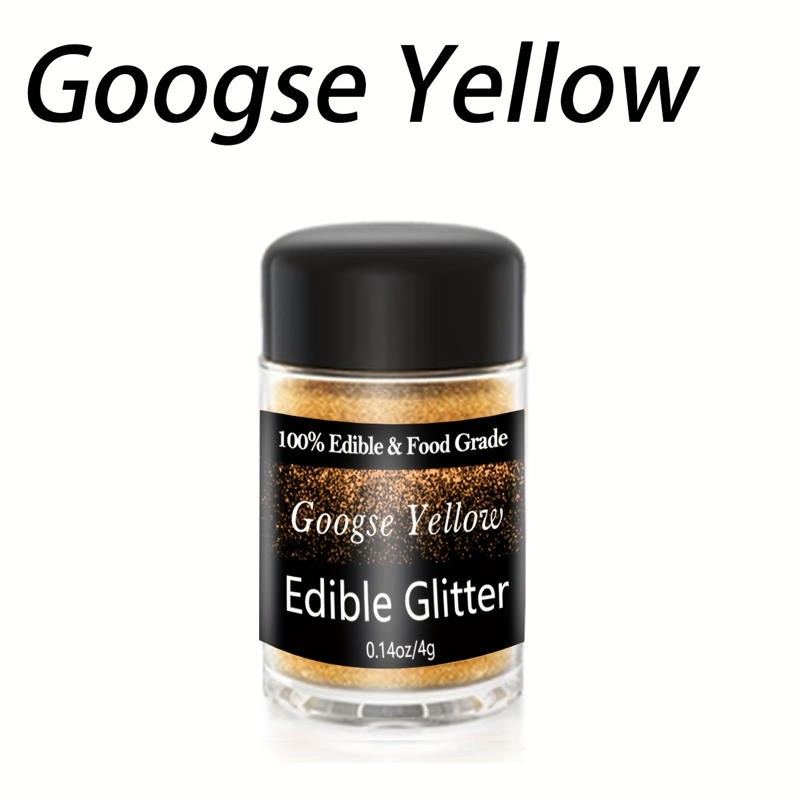 Baby Yellow Craft Glitter Dust | Shiny Yellow Glitter | Decoration Dust for  Cake Accessories, DIY Crafting | Glitter Dust for Decoration | Brillantina