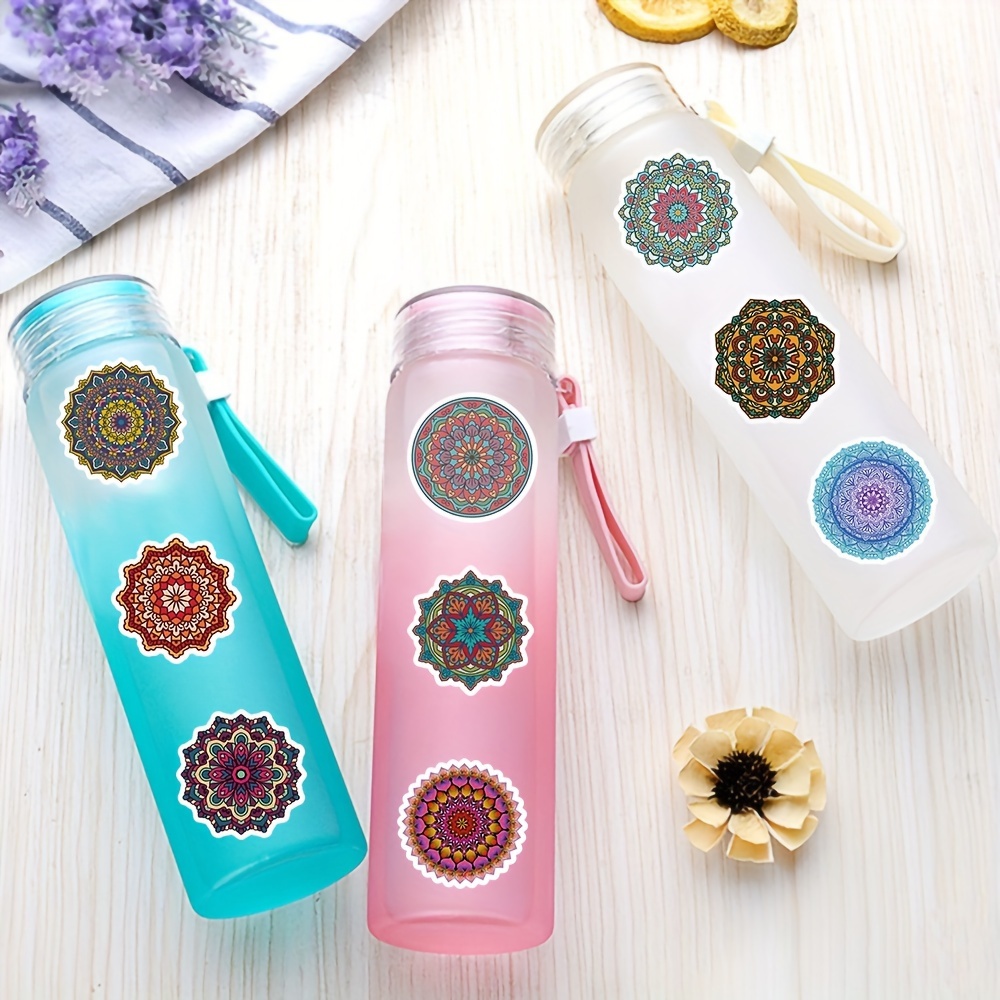 Mandela Flower Water Bottle Decal