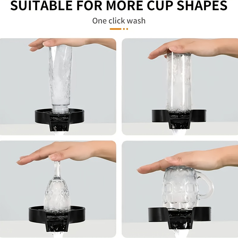 Automatic Cup Rinser Bar Counter Coffee Shop Press Type Temu