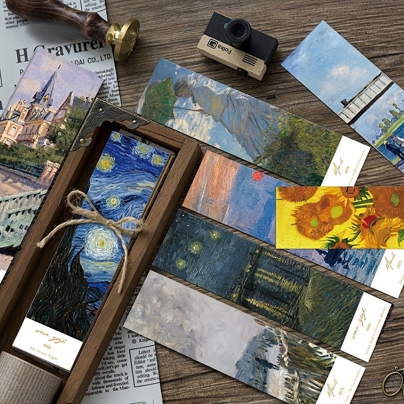 Claude Monet Art Postcards, Famous Painting Modern Artwork Post Cards Bulk Pack(30 Pack), Vintage Aesthetic Picture Wall Collage, Postcards Poster