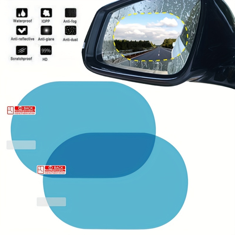 Kaufe 2Pcs Rearview Mirror Car Rainproof Clear Film Protective