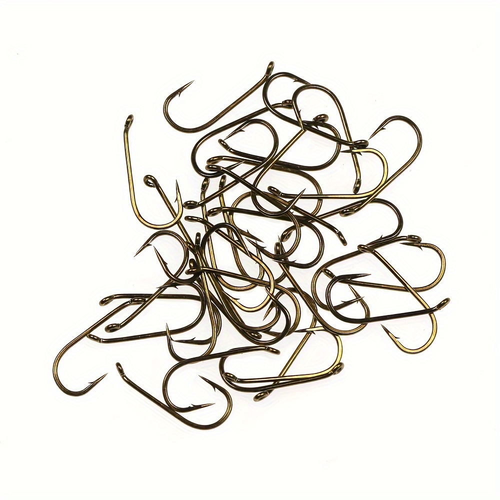 Fly Fishing Hooks Dry Fly Tying Hooks Barbed Fishing Hooks - Temu United  Kingdom