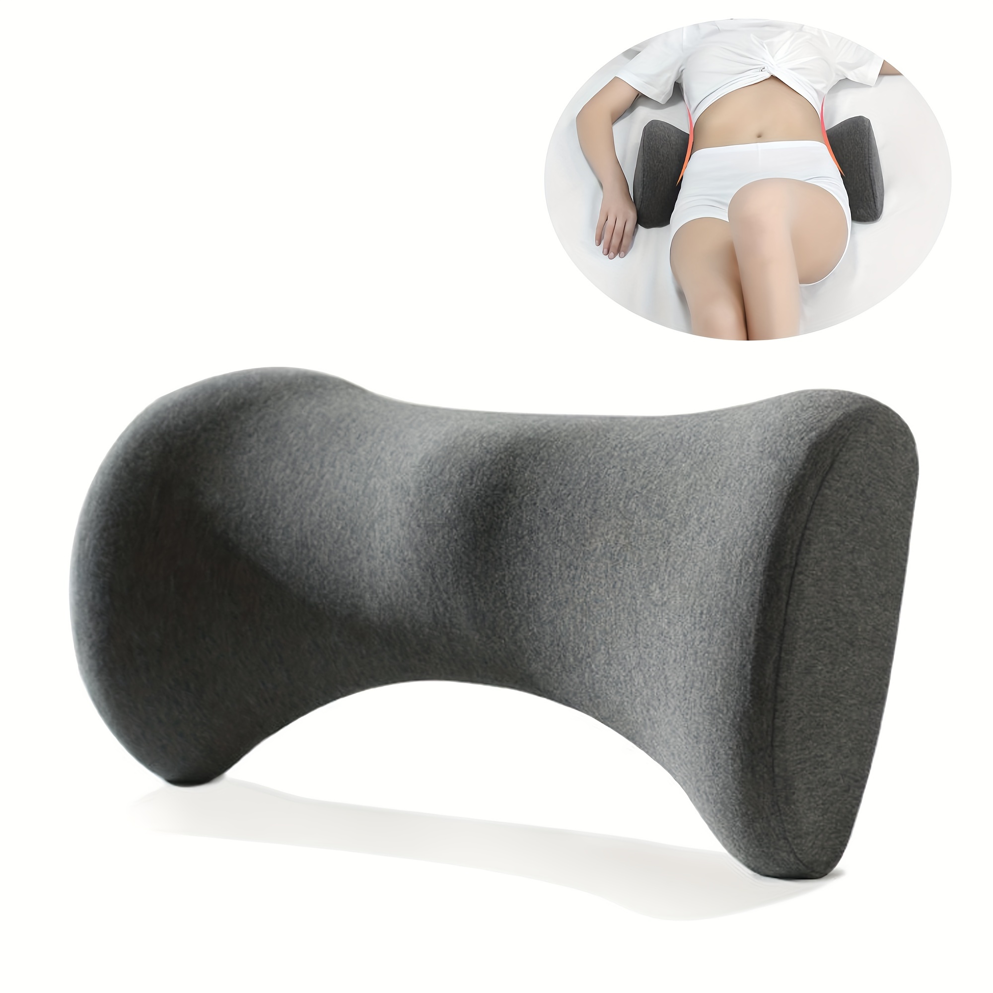 Lumbar Support Pillow For Low Back Pain Relief And Sciatic Nerve Pain  Relief, Back Support Cushion