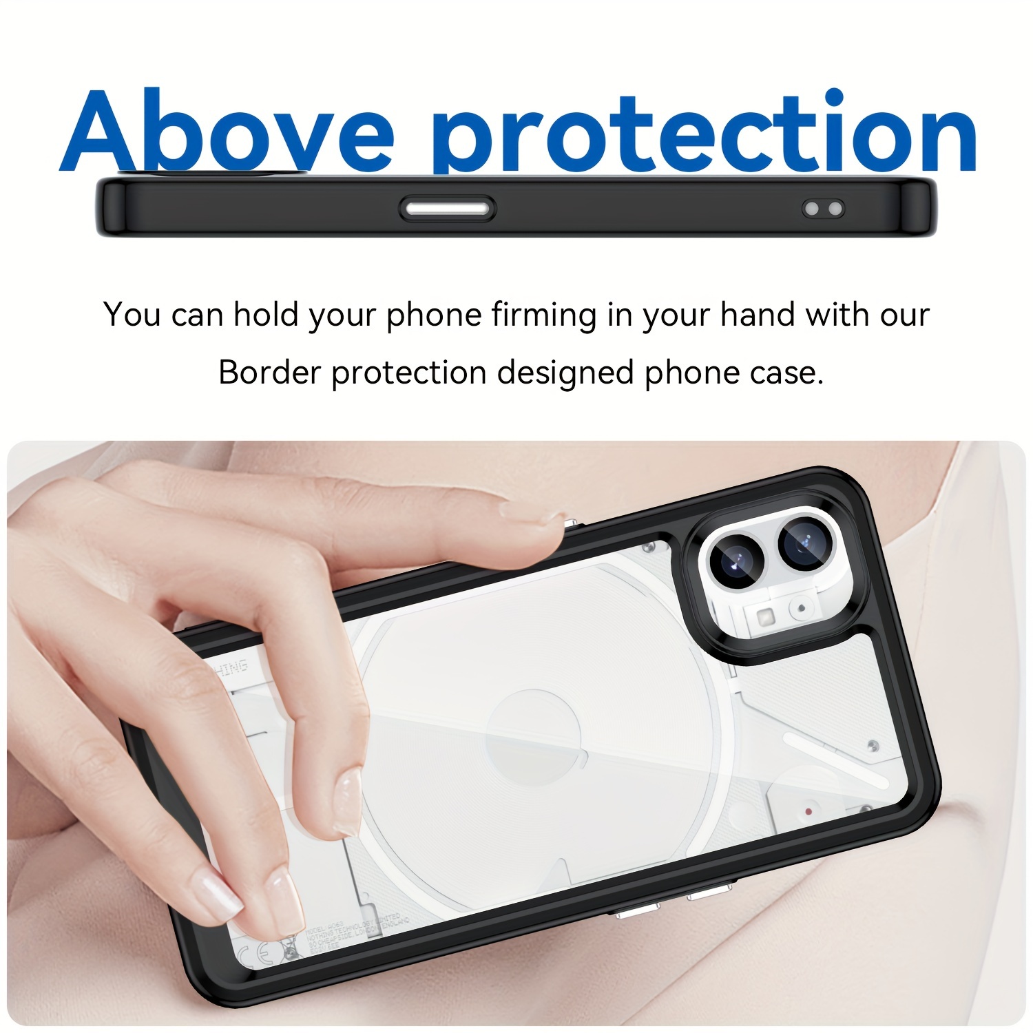 Nothing Phone 2 5G Personaliza tu Funda de Gel 100% Transparente con tu  Fotografía