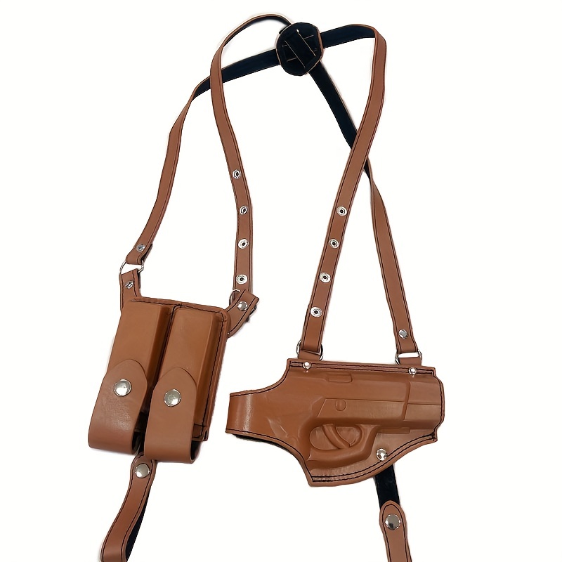 Adjustable Leather Shoulder Holster For Concealed Carry With - Temu