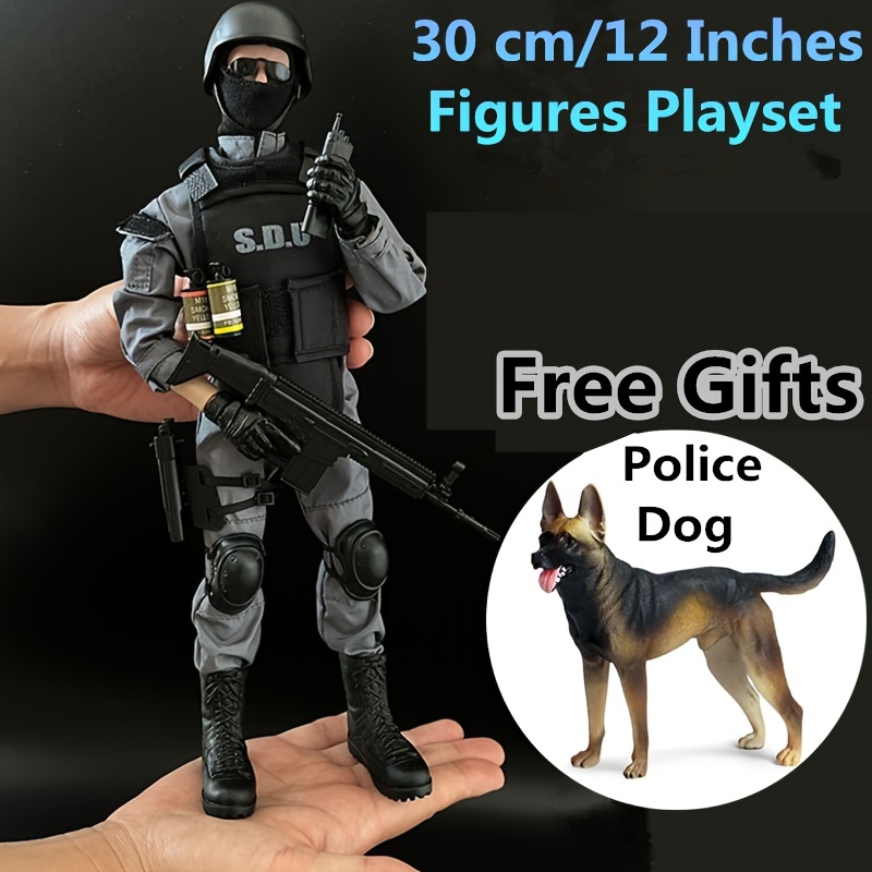 TOYANDONA 60pcs Mini Doll for Kids Mini Figurines for Kids Bulk Kids Toys  Tiny Police Models Small Soldier Models People Figures for Kids Number