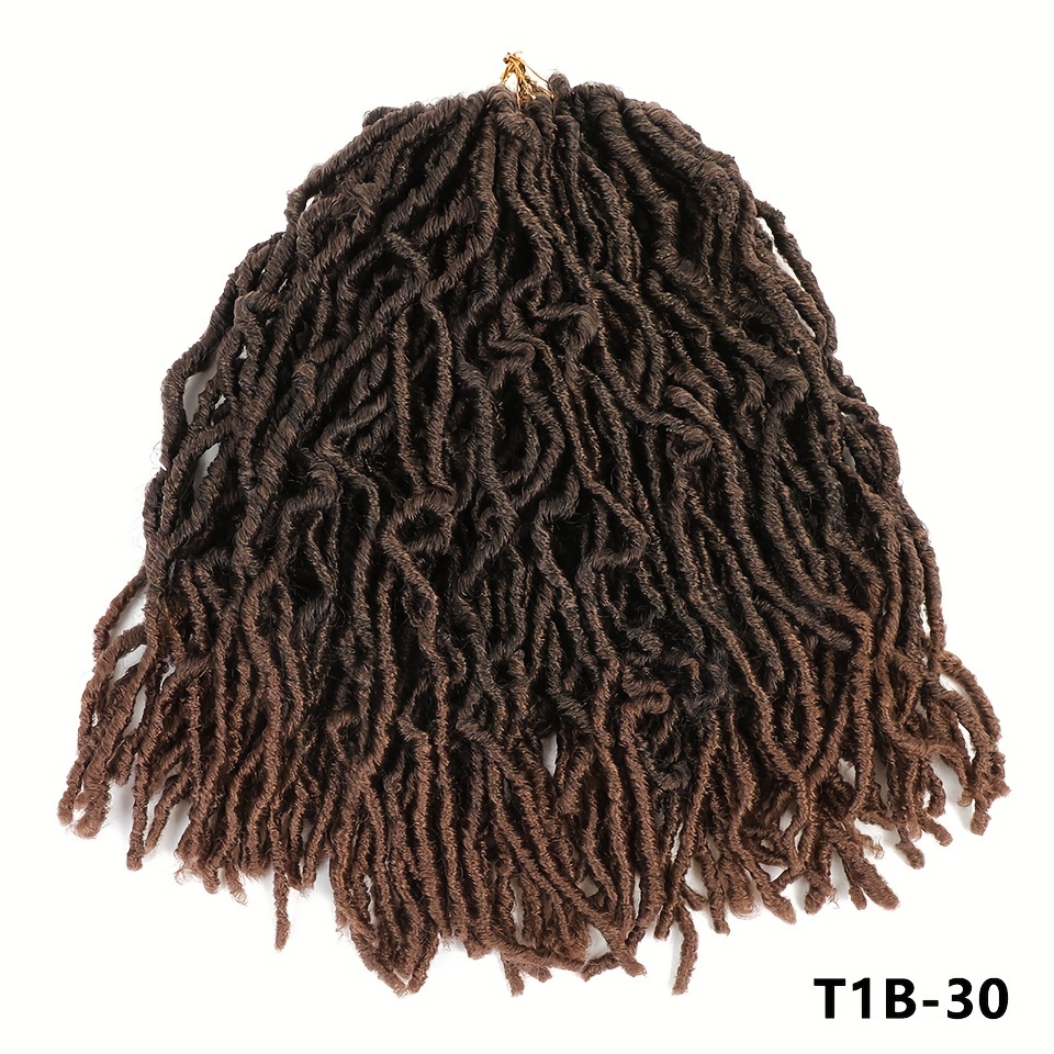 Goddess Locs Crochet Synthetic Hair 14-24 Inch 1 Pack Faux Locs Crochet  Hair for Women Pre Looped River Locs Crochet Hair with Curly Ends (1 pack,  T1B-30-27)