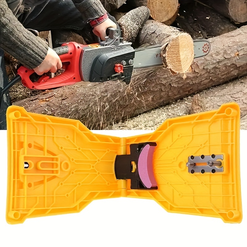 

1pc Rejuvenate Your Chain Saw With This Portable Chain Saw Sharpener!
