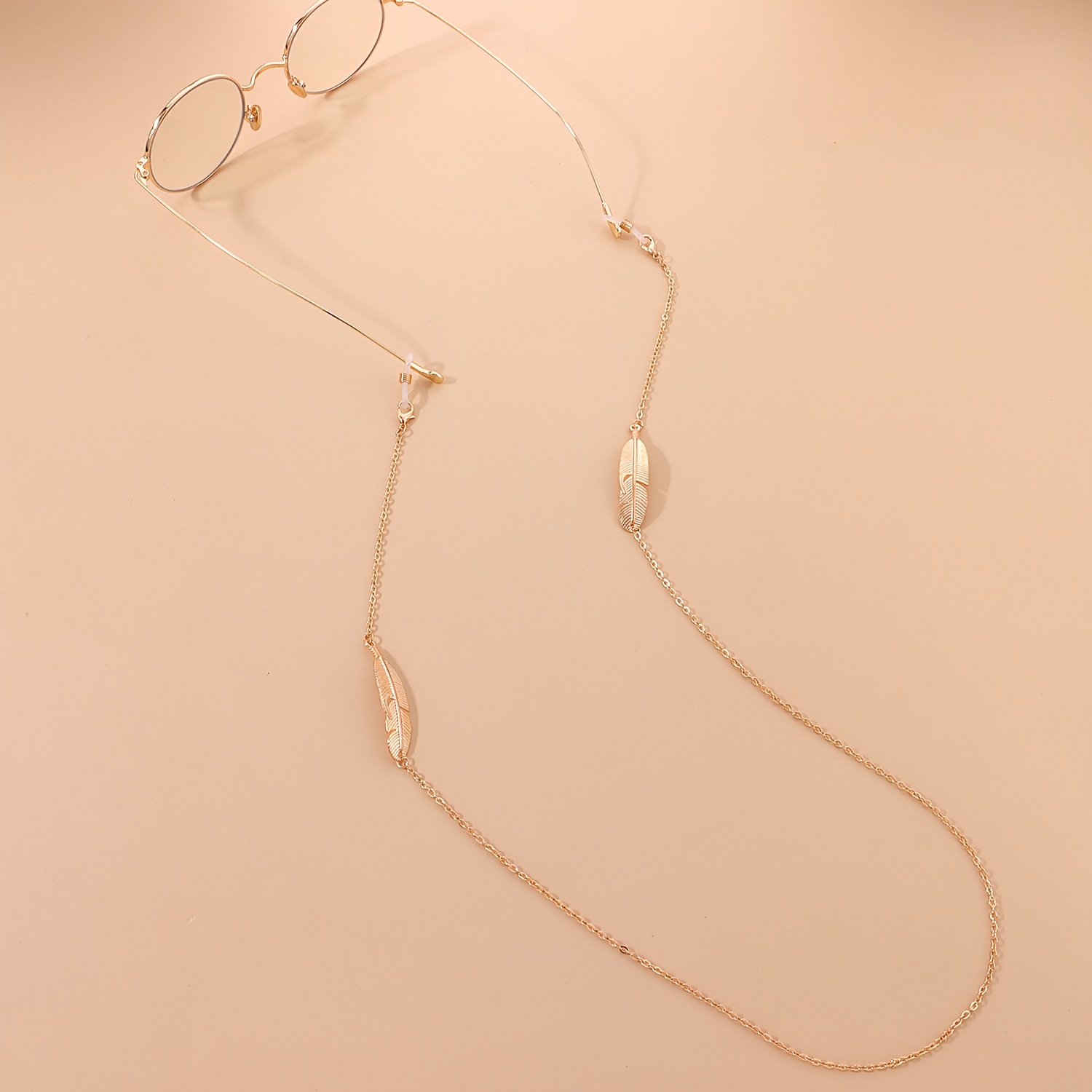 

Boho Leaf Pendant Glasses Chain Anti Slip Sunglasses Lanyard Strap Vintage Mask Face Covering Eyewear Retainer