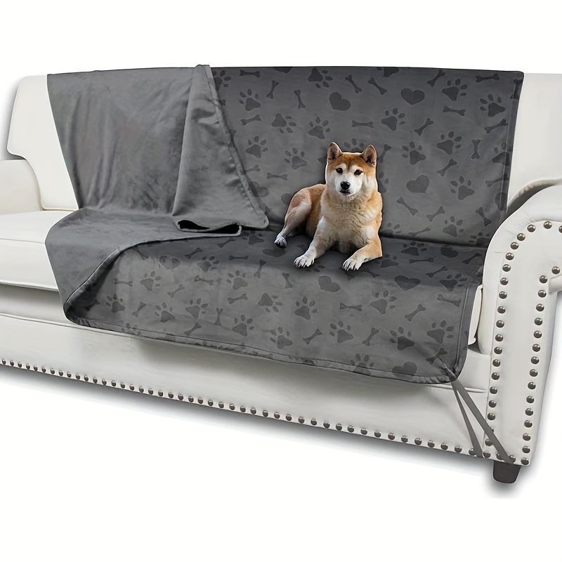  Mantas para proteger el sofá, funda impermeable para cama de  perro, manta protectora de muebles (beige + arena, 52 x 82 pulgadas) :  Productos para Animales