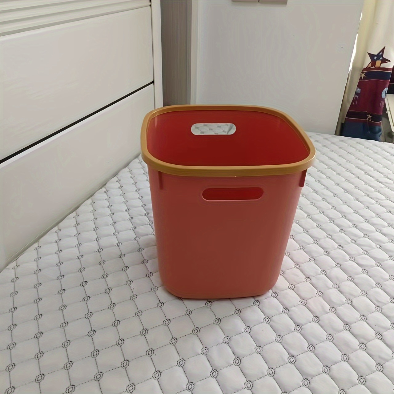 1pc Quadratischer Einfacher Mülleimer Haushalts Wohnzimmer - Temu Austria