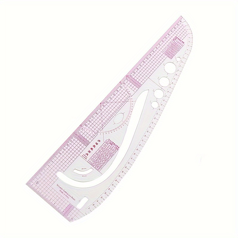 

1pc Plastic Ruler Making 1 Sewing Mold Splicing Ruler Cutting Sewing Clothing Design Seam Ruler Patchwork Ruler Clothing Ruler Sewing Measurement Tailoring Process Tool Clothing Model