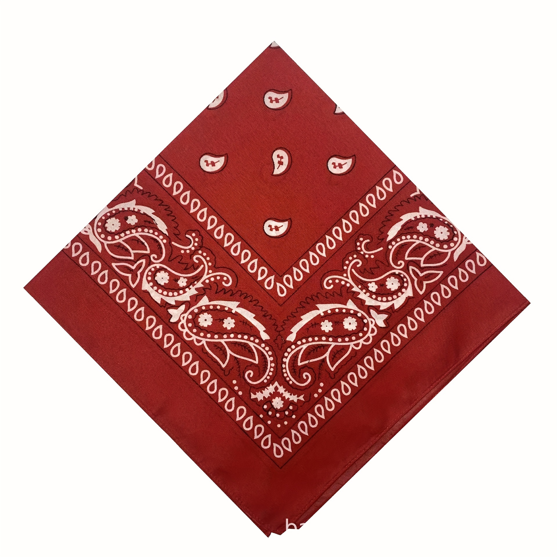 Red sales handkerchief scarf