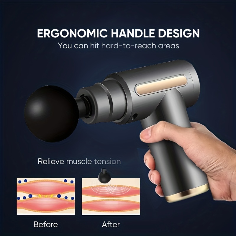 New Fascial Massage Gun Muscle Relaxation Vibration Machine - Temu