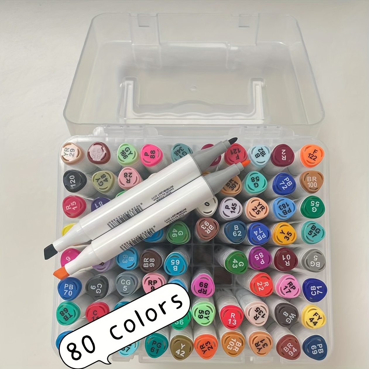 48 Colors Markers Double ended Markers Children's Toys - Temu