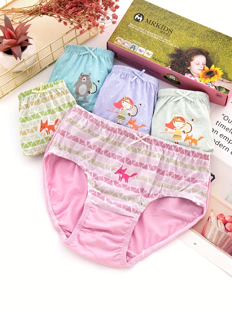 Baby Girls' Bloomers Brief Underwear Cotton - Kids Cool Breathable