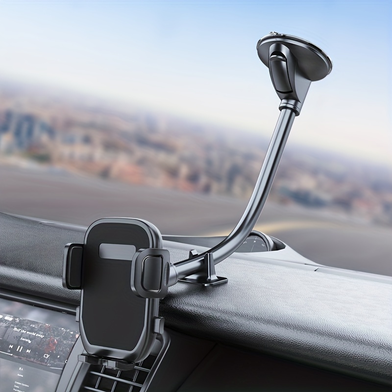Car Phone Holder with Strong Suction Cup Gooseneck Mount