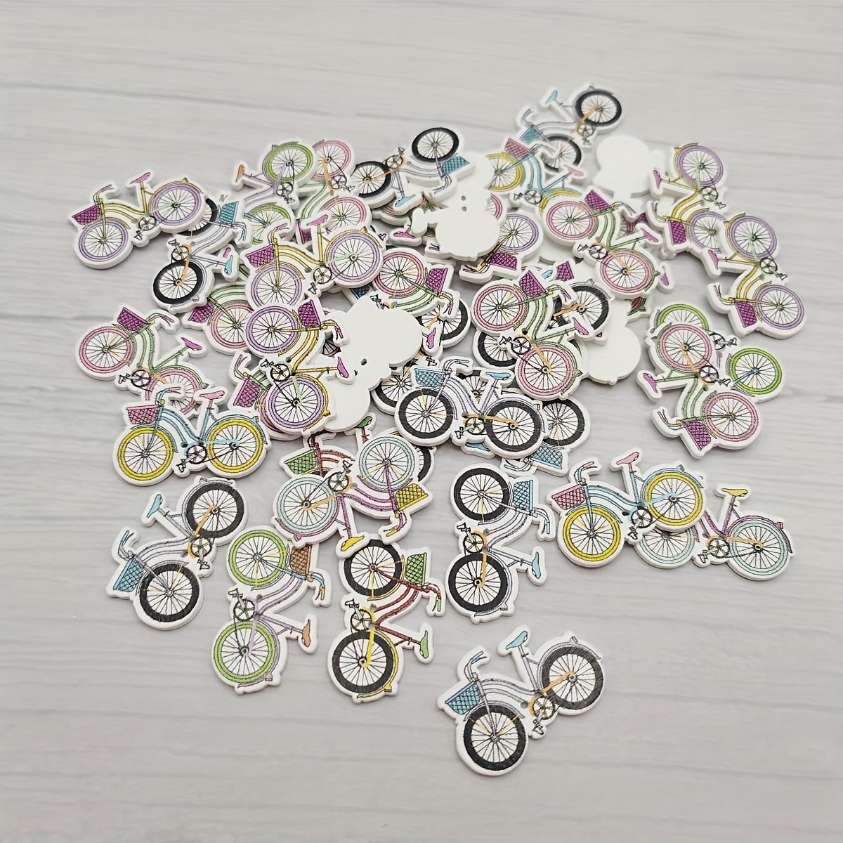 50pcs 0.59inch Resin Heart 2 Holes Buttons DIY Crafts Dress Clothes Sewing  Accessories For Scrapbooking Embellishments Wedding Cards Decorations