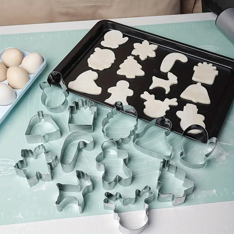 Stainless Steel Jigsaw Puzzle Cake Mold And Cookie Cutter - Temu
