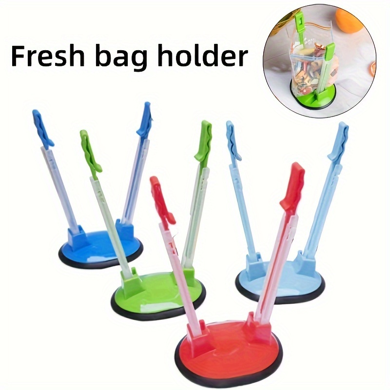 4pcs Baggy Rack Holder for Food Prep Bag/Plastic Freezer Bag