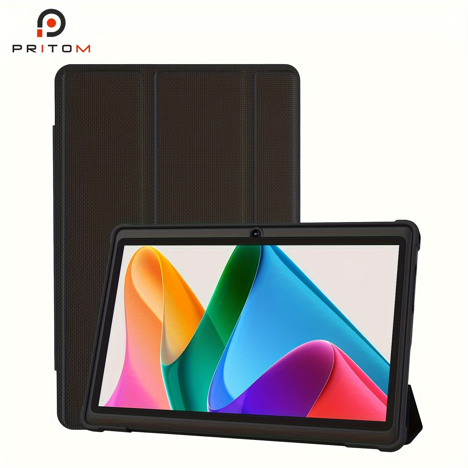  Tableta 2 en 1 con Android 12 OS de 10 pulgadas, tabletas con  teclado, ratón, funda, lápiz capacitivo, película templada, 64 GB ROM+4 GB  RAM, cámara dual de 8 MP, procesador
