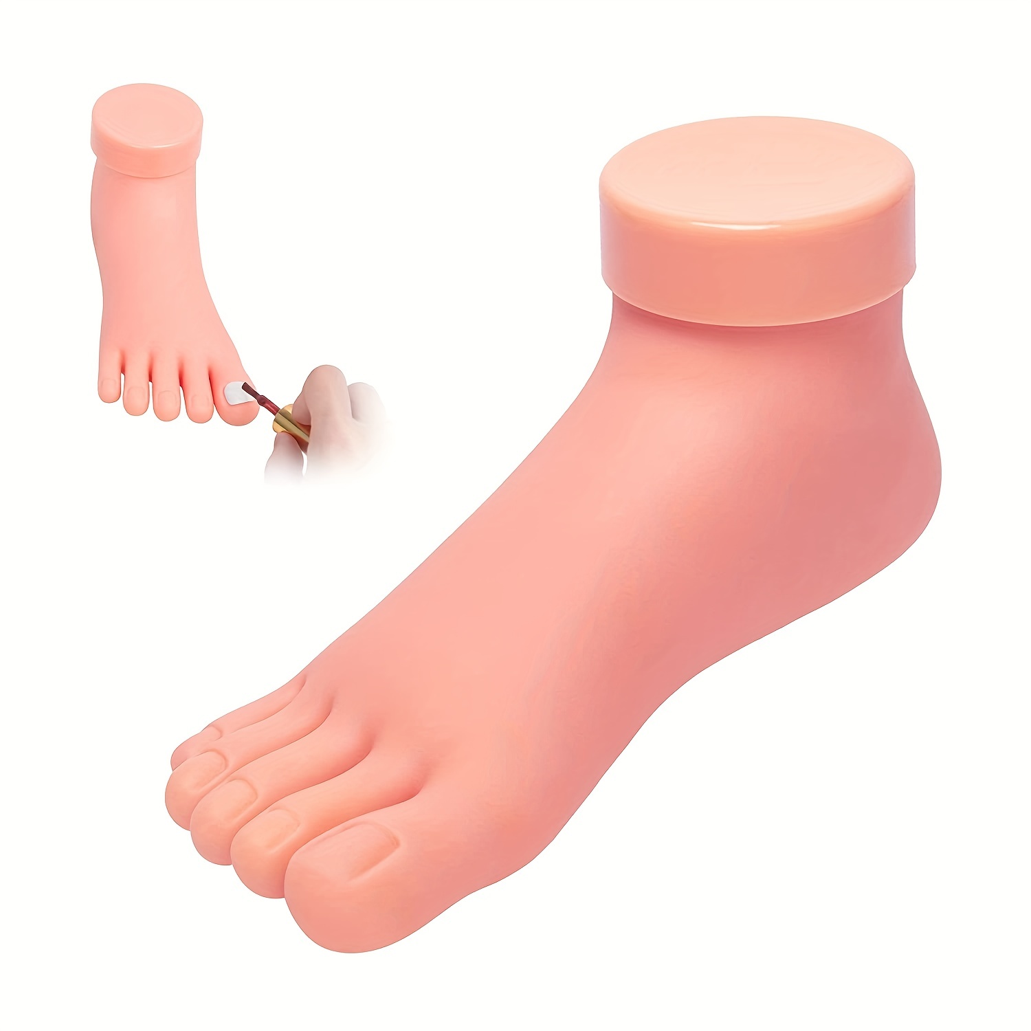 

Flexible And Soft Silicone Prosthetic Manicure Tool For Nail Practice - Perfect For Improving Your Nail Art Skills