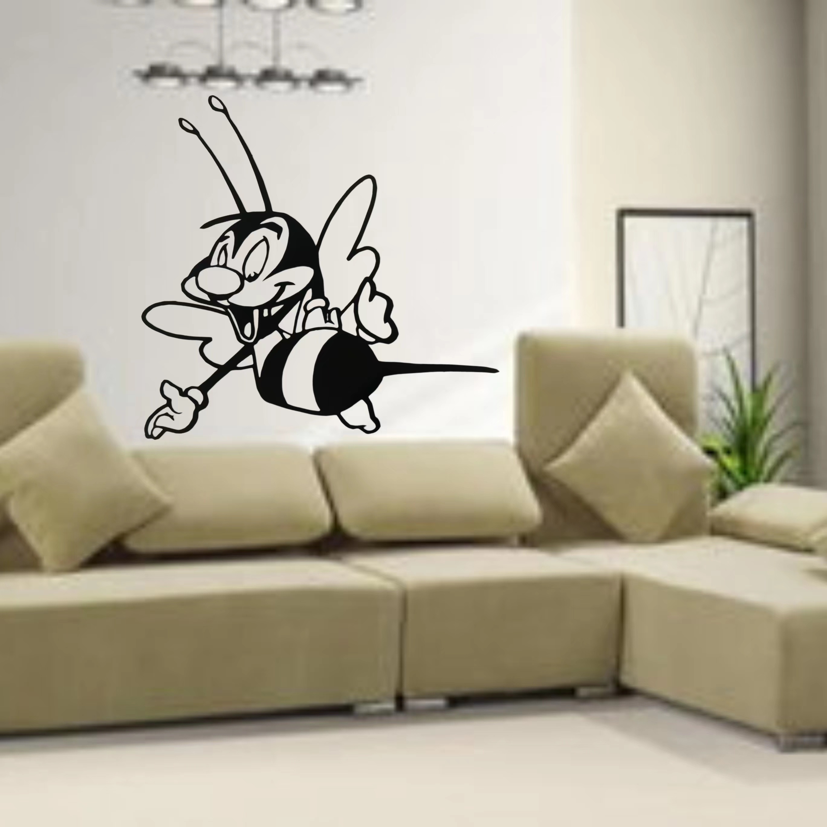 Creative Small Bee Iron Wall Decoration Wall Decoration - Temu