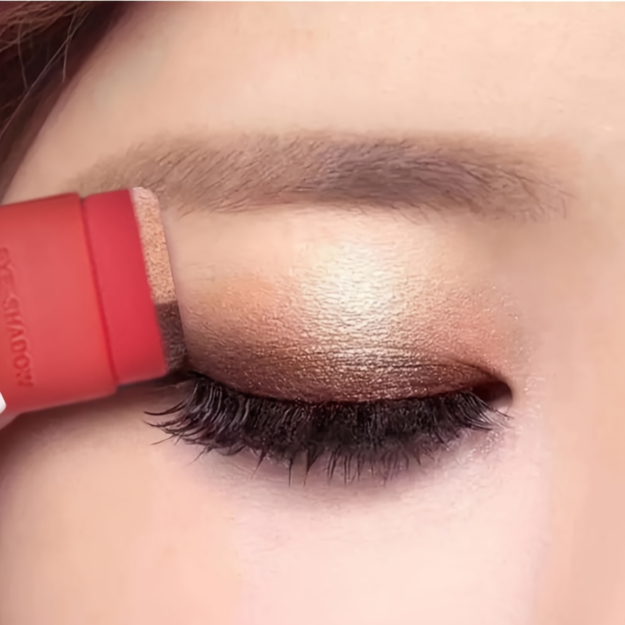 Mini Eyeshadow Palette Golden Brown Pearly Eyeshadow Gradient