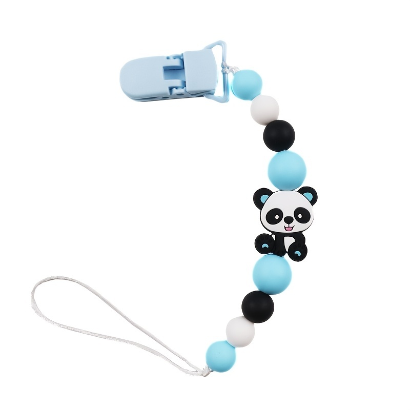Baby Panda Silicone Pacifier Chain Teether Anti-drop Anti-lost Chain