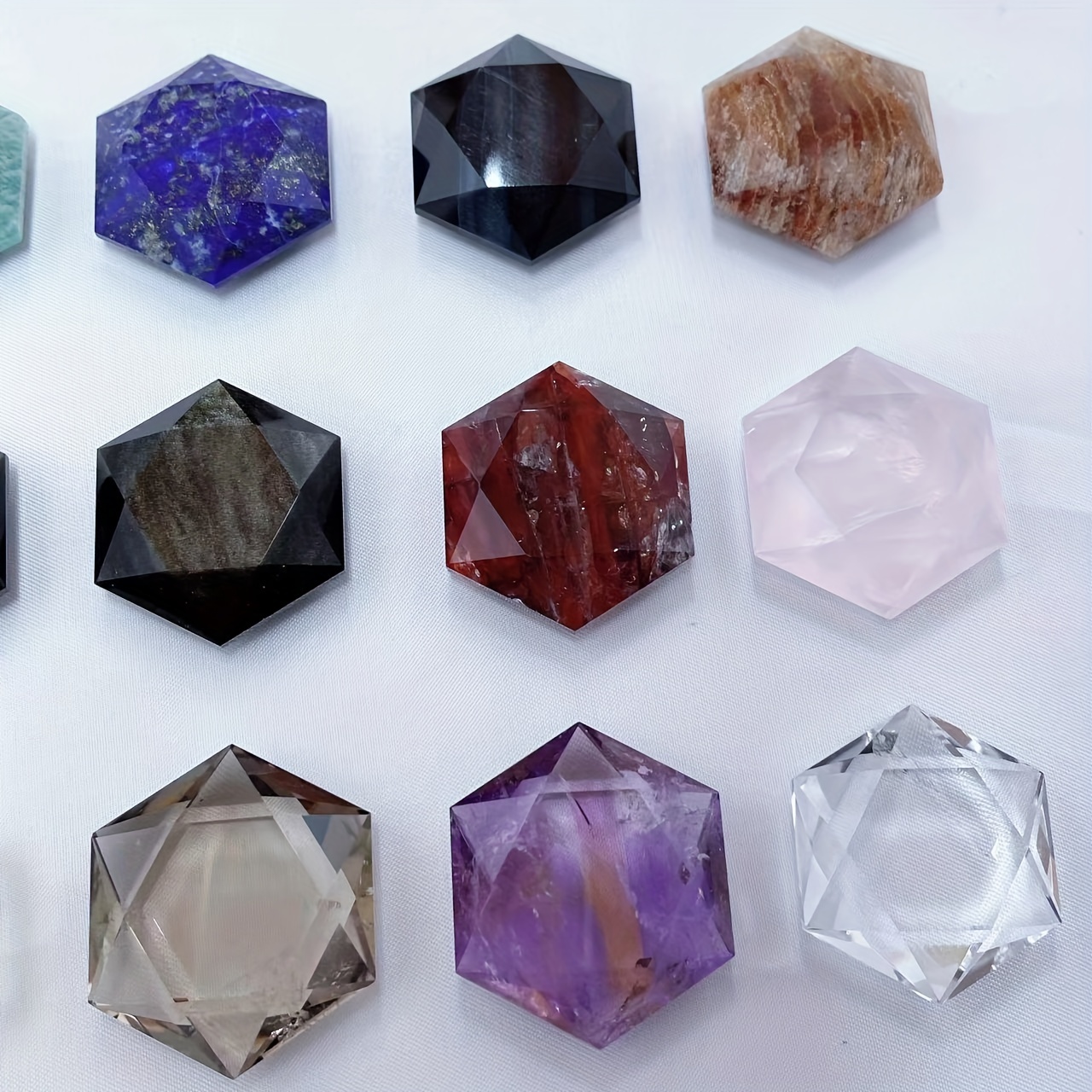 Acheter Reiki quartz pointu Hexagonal pierres précieuses