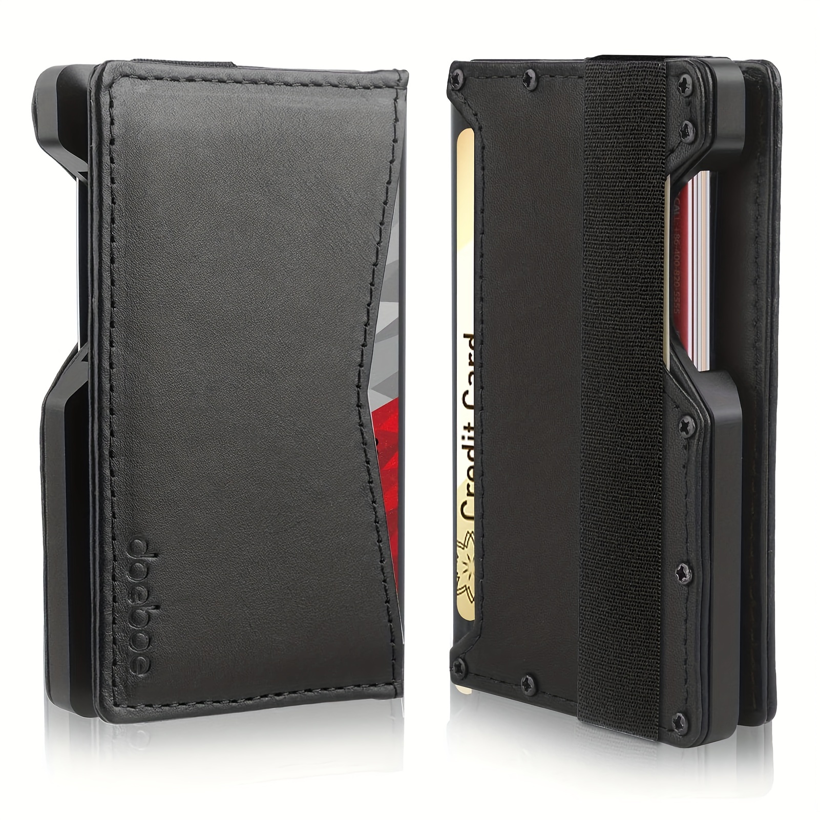 Tactical Wallet Money Clip RFID Blocking ID Card Holder Men Gift