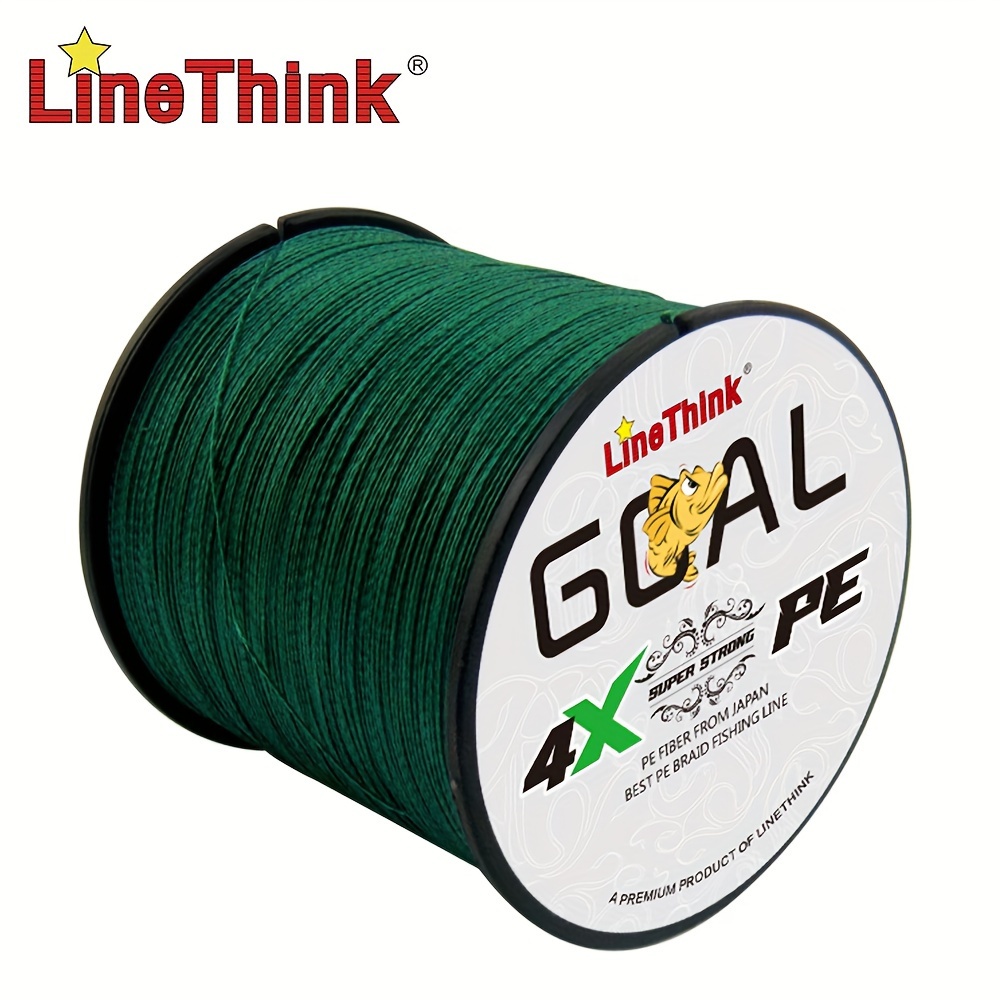 

Linethink Goal 300m/328yds 10-100 Lb 4-strand Braided Line, Multifilament Pe Fishing Line, Smooth Casting, High Strength, Anti-abrasion