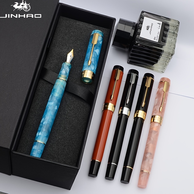 Acrylic Celluloid Fountain Pen Business Office Ink Pen For - Temu