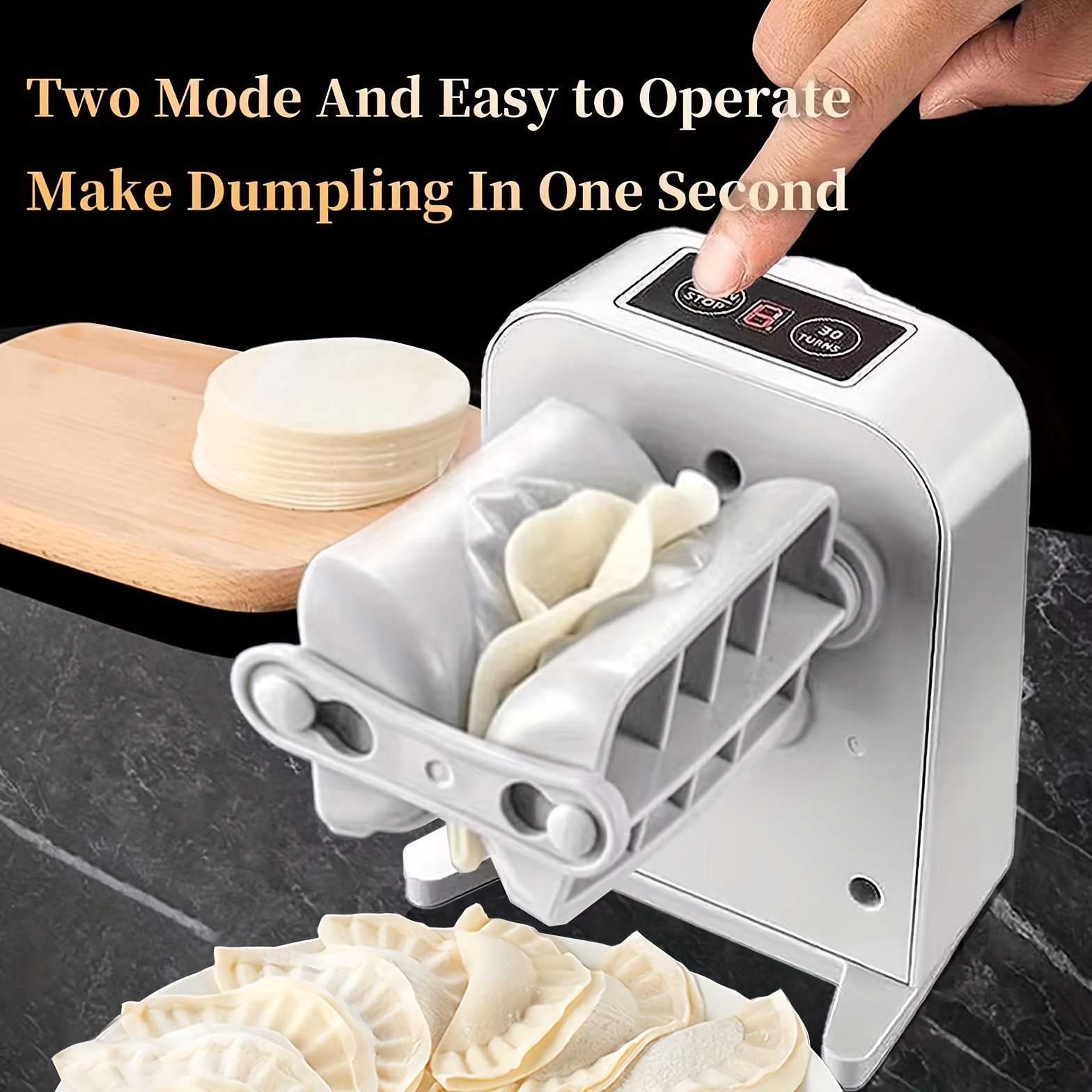 Household Double Head Automatic Dumpling Maker Mould Dumpling