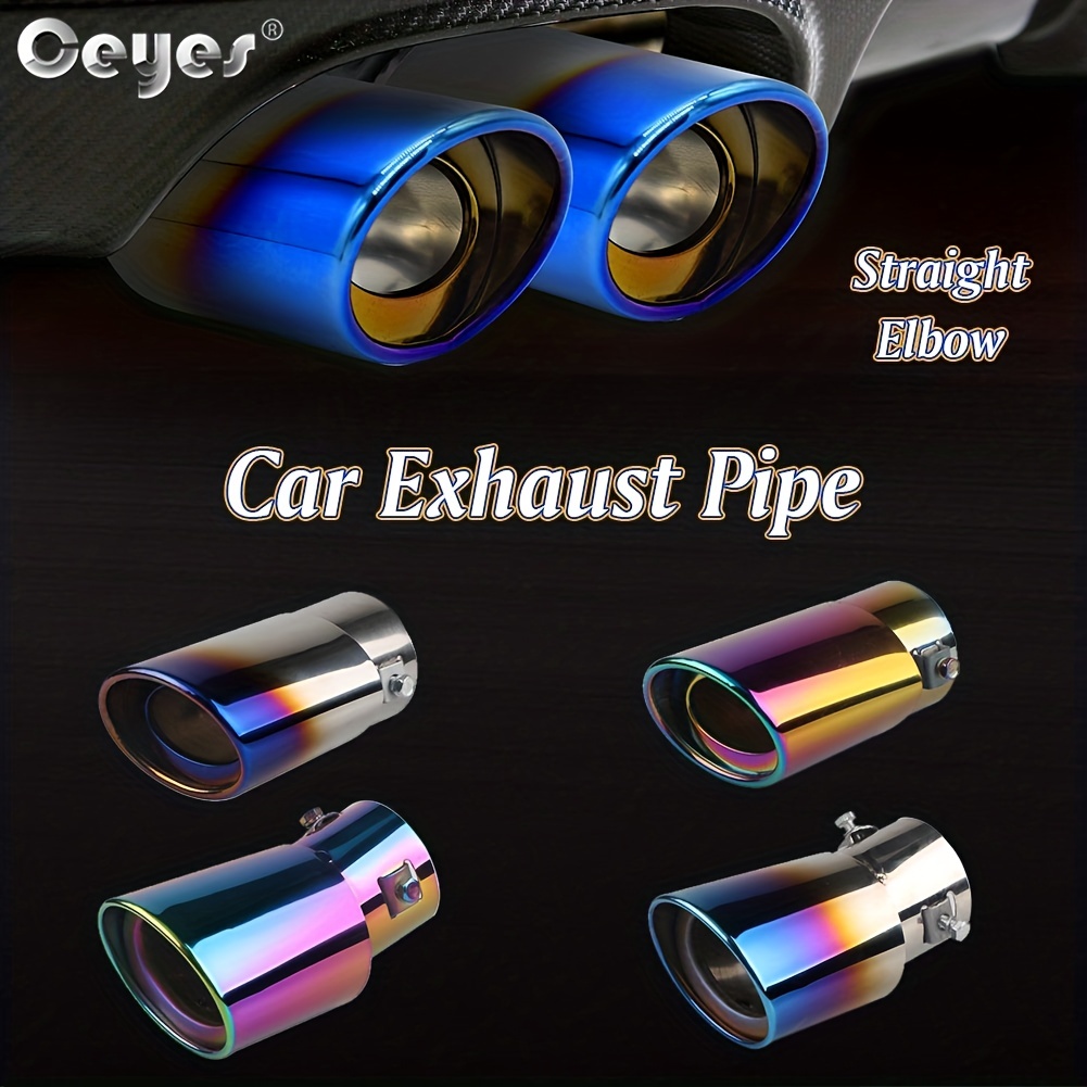 Ceyes Universal Stainless Steel Exhaust Muffler Tip Pipe Car - Temu