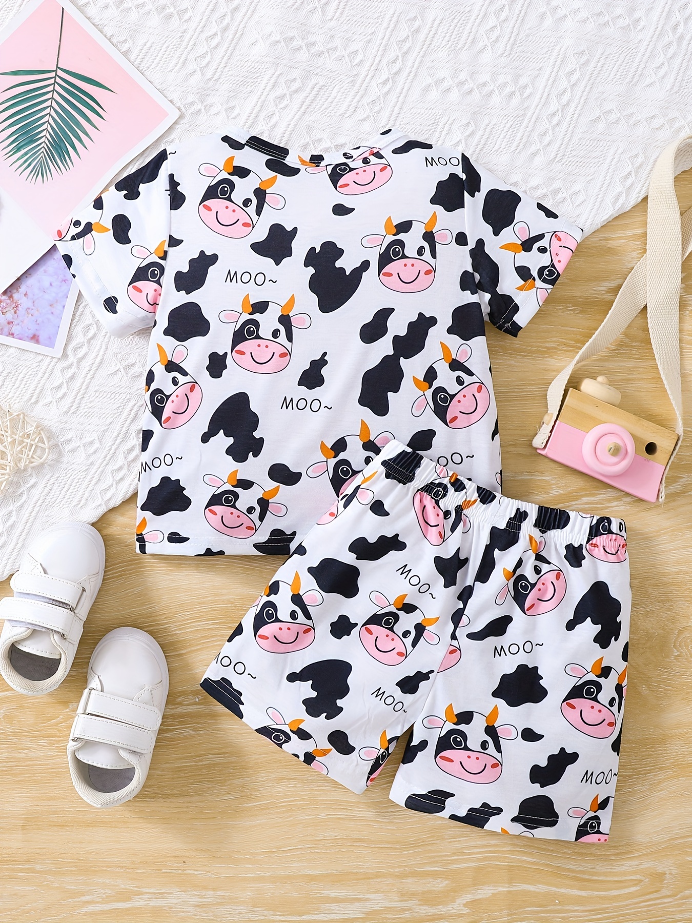 Traje de Mickey Mouse para bebé, niño Y niña, camiseta de moda de verano,  pantalones cortos