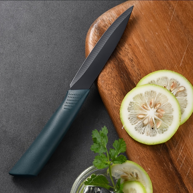 1pc Stainless Steel Knife With Protective Cover Non Slip Chef Knife Fruit  Knife Kitchen Small Knife - Home & Kitchen - Temu