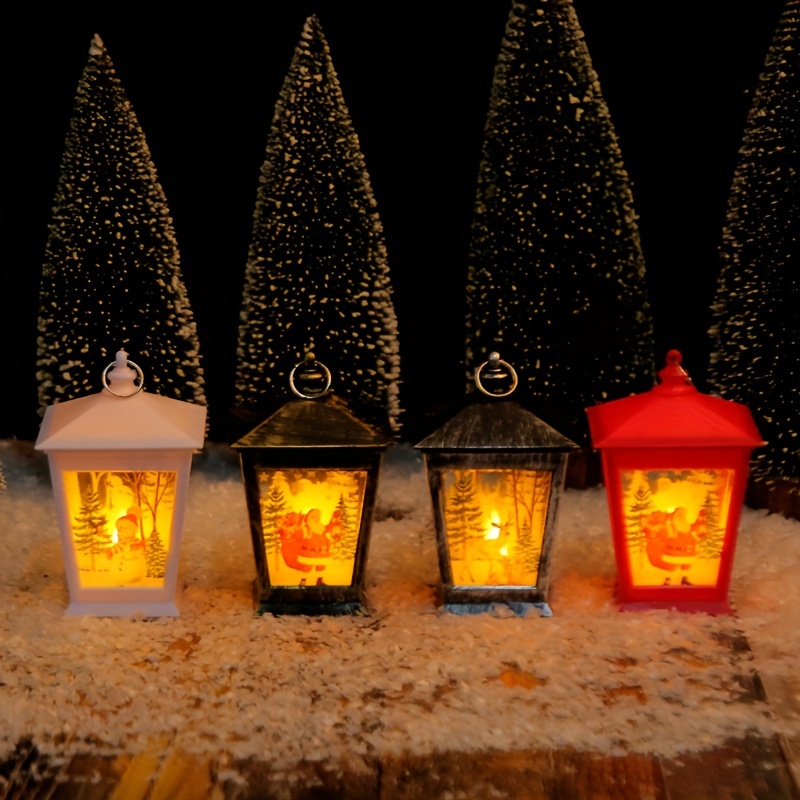 La pendaison de Noël Noël LED Bougie décorative avec support LED allument  des bougies de thé des cages Portable lampe lanterne - Chine Le thé de  lumière solaire, des chandeliers