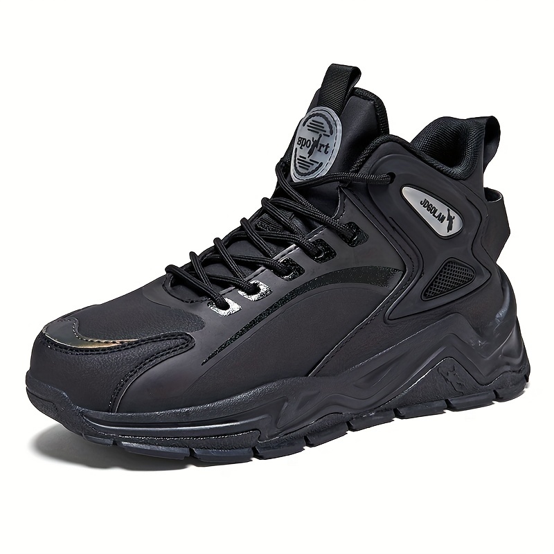 Mens Basketball Shoes With Zipper Comfy Breathable Non Slip Shock