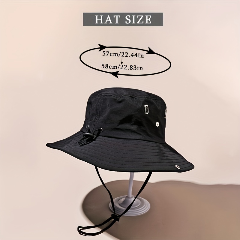 Unisex Sunproof Bucket Hat Wide Brim UV Protection Sun Hat