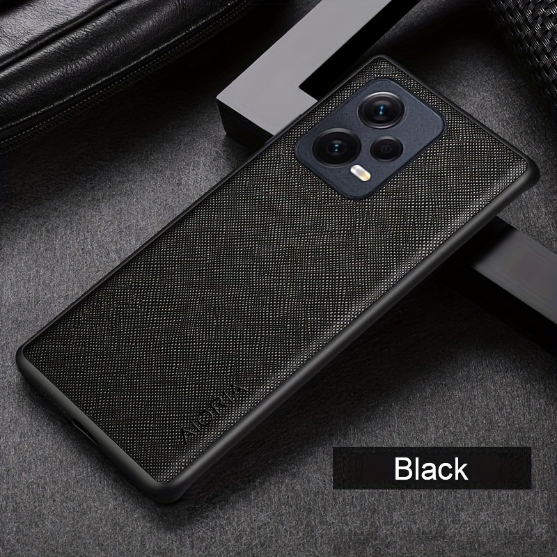 Case Xiaomi Redmi Note 12 Pro Luxury Faux Leather Business - Temu