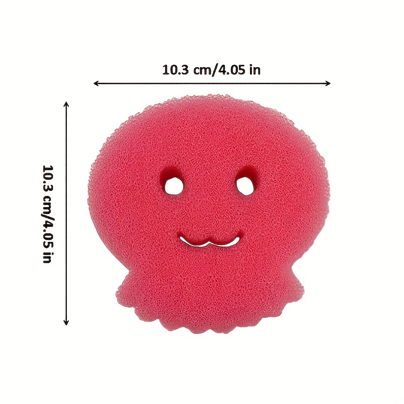 Creative Happy Face Magic Cleaning Brush sponge Like Octopus - Temu