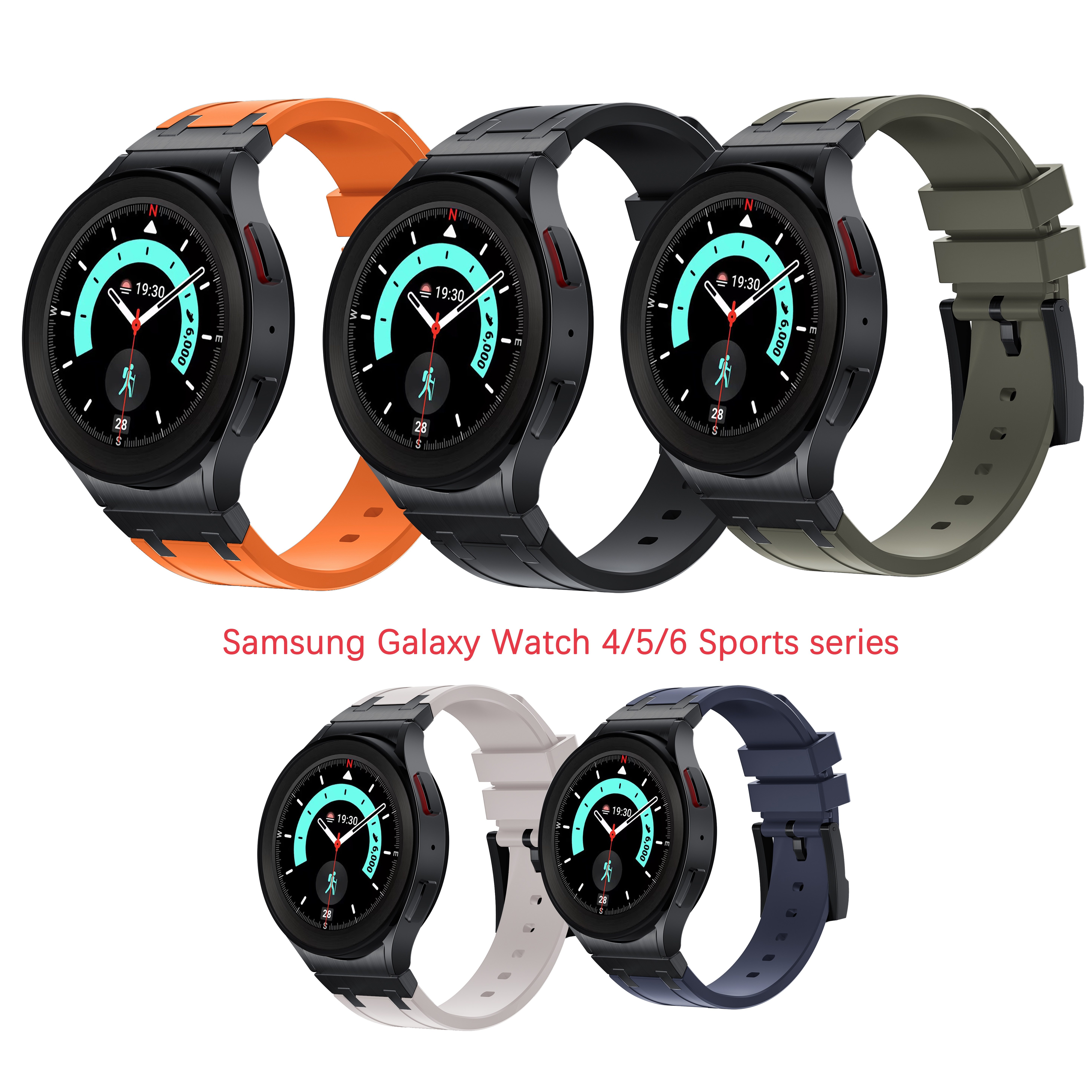 Correa Silicona Liquida Suave Para Samsung Galaxy Watch 4 Classic