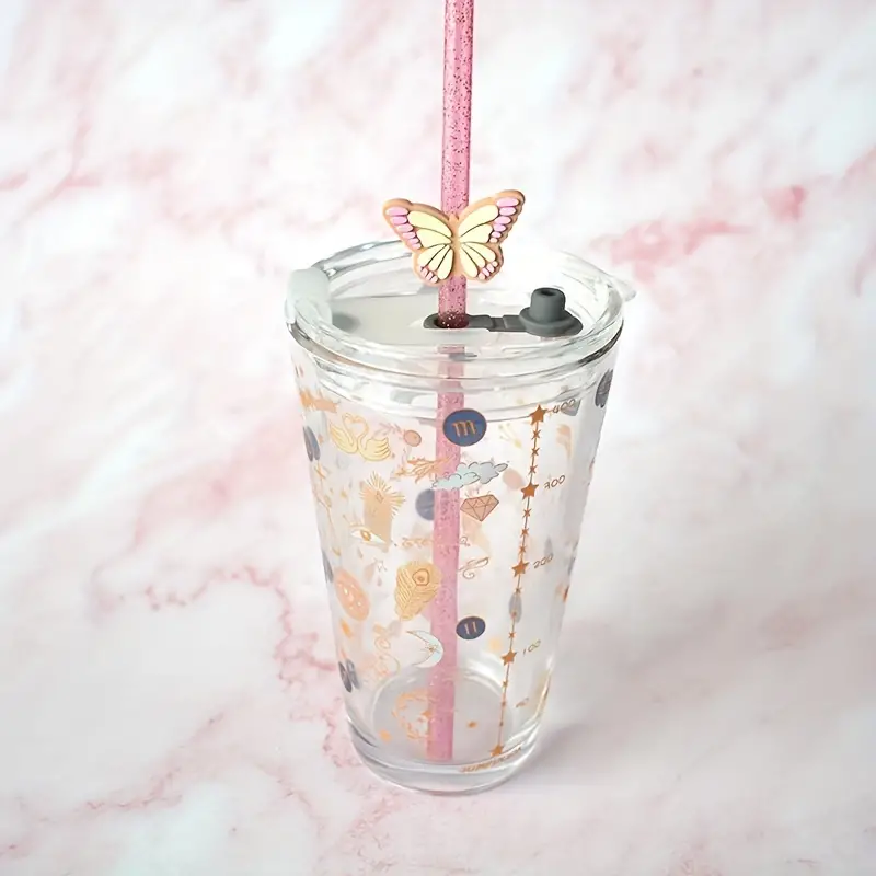 Summer Vacations Straw Toppers Charms For Tumblers Traveling - Temu