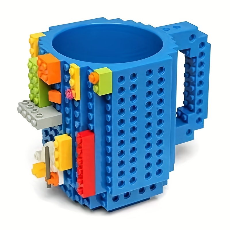 Build on Brick Coffee Mug Creative Diy Building Blocks Cup - Temu