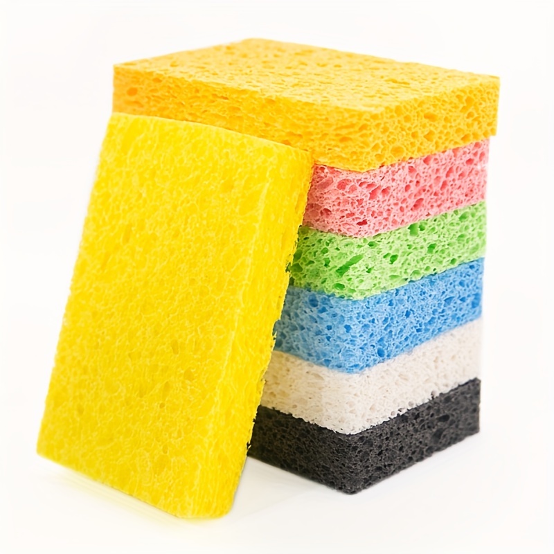 Dish Sponge Oil Free Household Cleaning For Kitchen Non-Scratch